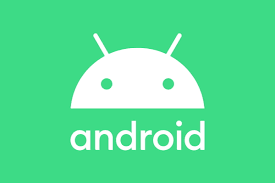 Android icon with green background and white text