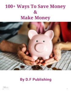 Hands holding a piggy bank on the front cover of an ebook