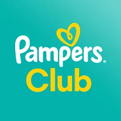 Pampers Loyalty logo with a blue and white design featuring the Pampers logo.