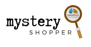 Market Force Mystery Shopper logo with a magnifying glass over the word "Market Force"