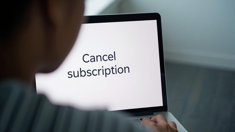 reviewing subscriptions during a money reset