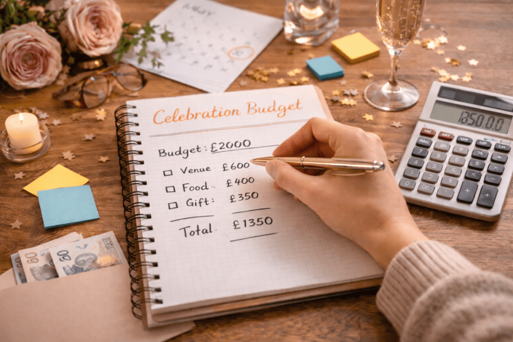 planning celebration budget for affordable celebrations