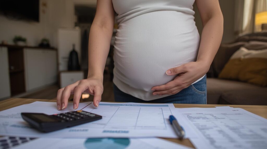 calculating maternity income and baby budget