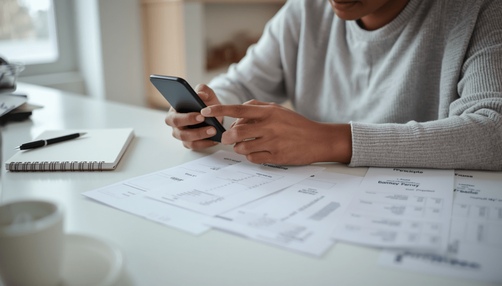 Checking spending before setting a weekly budget