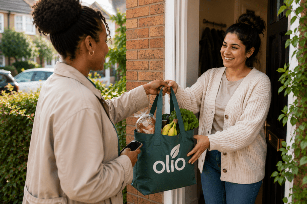 Neighbours sharing surplus food through Olio