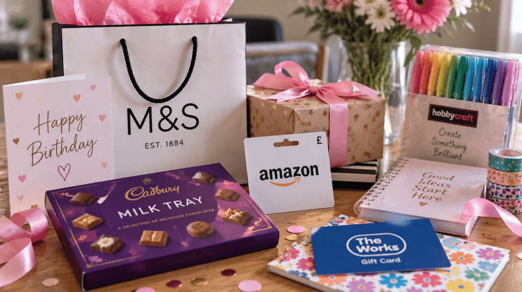 Free birthday gifts UK with chocolates, shopping vouchers and craft rewards
